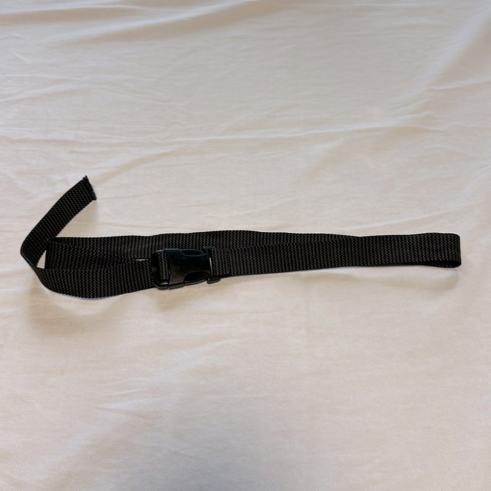 Belt with snap buckle